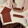 OLYCRAFT 4Pcs Brown Handbag Handle Cover Luggage Handle Wrap 13x10.5cm