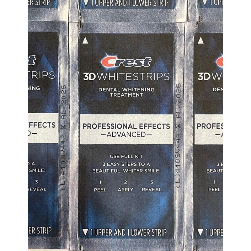 Crest NEW CREST ADVANCED PROFESSIONAL EFFECTS Whitestrips 10 Pouches /