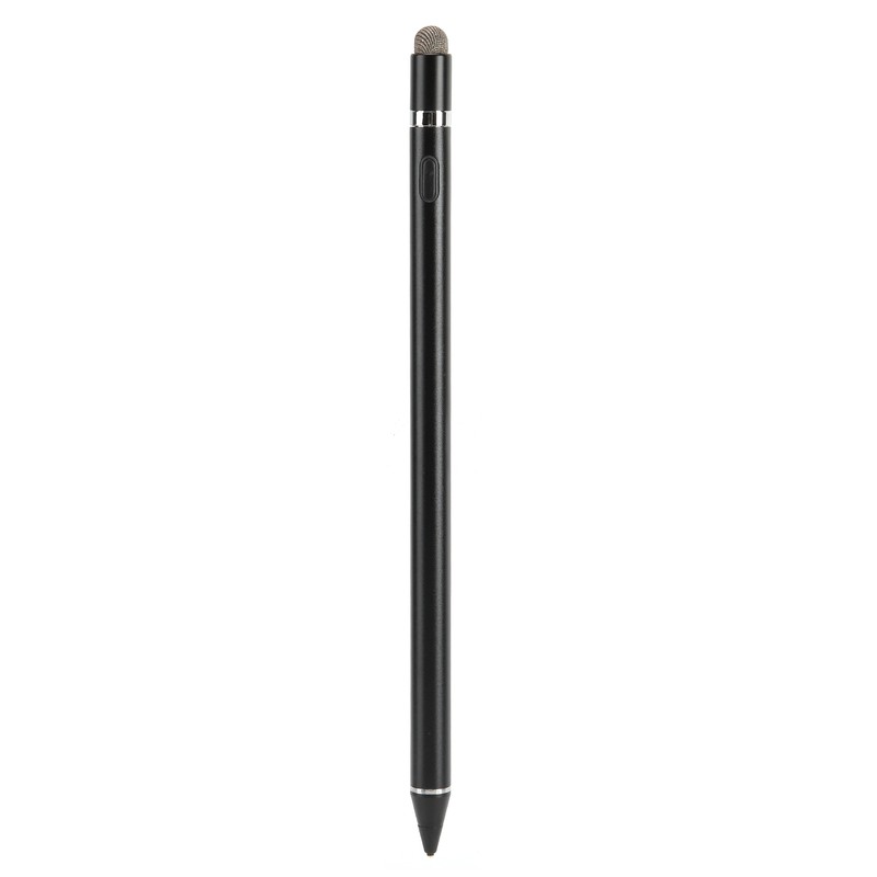 Stylus Pen Black for IOS/Android Universal 2-In-1 Active Capacitive Touch
