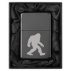 Lighter in Black Silk Lined Gift Box Bigfoot Sasquatch (Black)