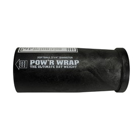 Pow’r Wrap Bat Weight for Softball, 24-Ounce Black Polycarbonate Softball Bat Weight Sleeve for Youth and Adults, Slowpitch and Fastpitch Bats