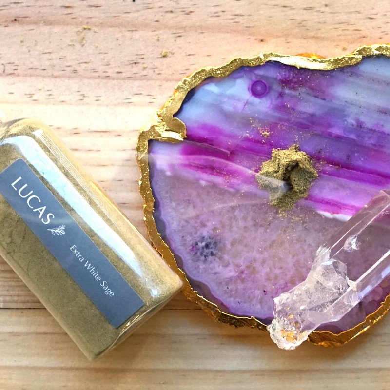 LUCAS White Sage Cleaning Powder Incense (White Sage [Powdered Incense])