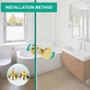 Alise Shower Glass Door Handle,Double Sides Sliding Shower Doors Knob