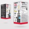 Satco Lighting S21273-5.5 Watt B11 LED Clear Dimmable Light Bulbs