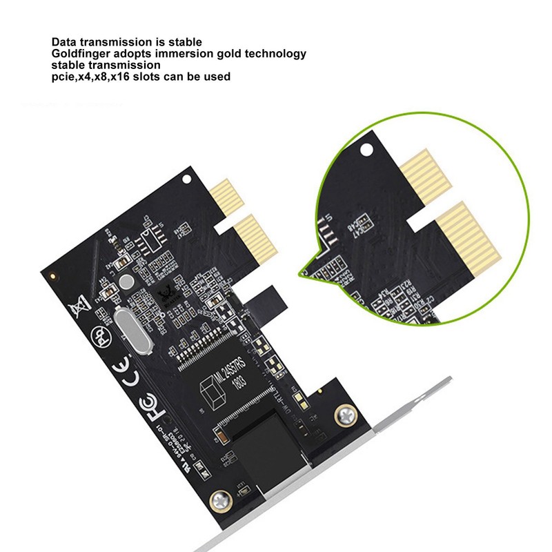 Gigabit Ethernet Card 10Mbps 100Mbps 1000Mbps Adaptive PCI E Wired
