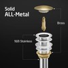 KES Bathroom Sink Drain Without Overflow Vessel Sink Lavatory Vanity
