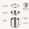 2L 304 Stainless Steel Deep Fat Fryer with Oil Strainer