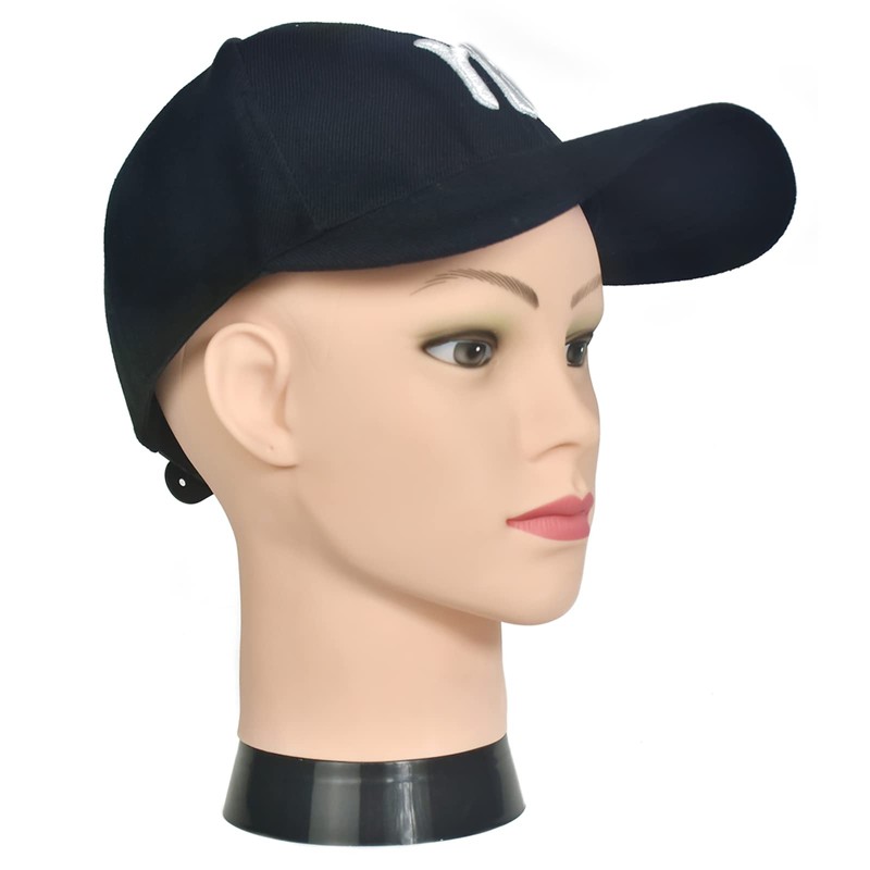 MMZ Bald Training Head Cosmetology Mannequin Head for Wigs Making