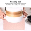 Silicone Heat Insulation Pad Desktop AntiScaldWaterproof Silicone Pad for Home