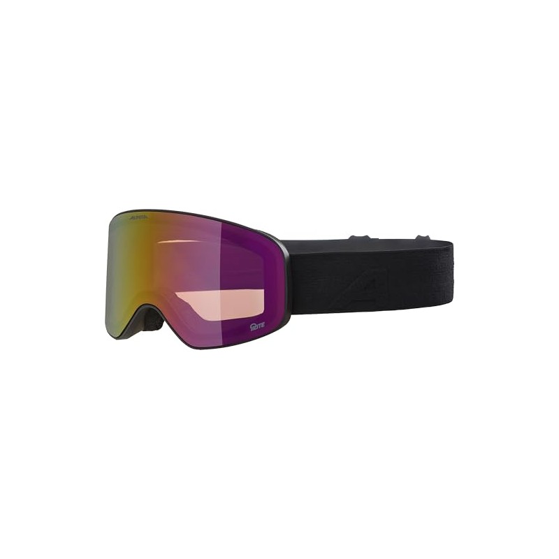 ALPINA FERNIE Q-LITE Mirrored Ski Goggles for Children, Contrast Enhancing