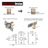 JQK Closet Magnetic Door Ball Catch Hardware, 430 Stainless Steel