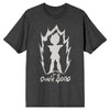 Dragon Ball Z It's Over 9000 Vegeta Silhouette Men's Charcoal