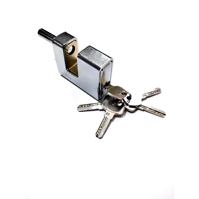 75mm Armoured Steel Covered Keyed Padlock