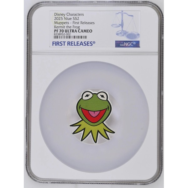 2025 Muppets First Releases Kermit the Frog NGC PF70 Ultra
