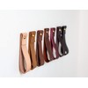 KEYAIIRA - Medium Leather Wall Hook, wall hanging strap towel