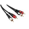 SYSTEM-S RCA 2 RCA Cable 1.8 m Male to Male