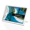 Classic Rectangle Magnet with Stand - Maldives Tropical Island Beach