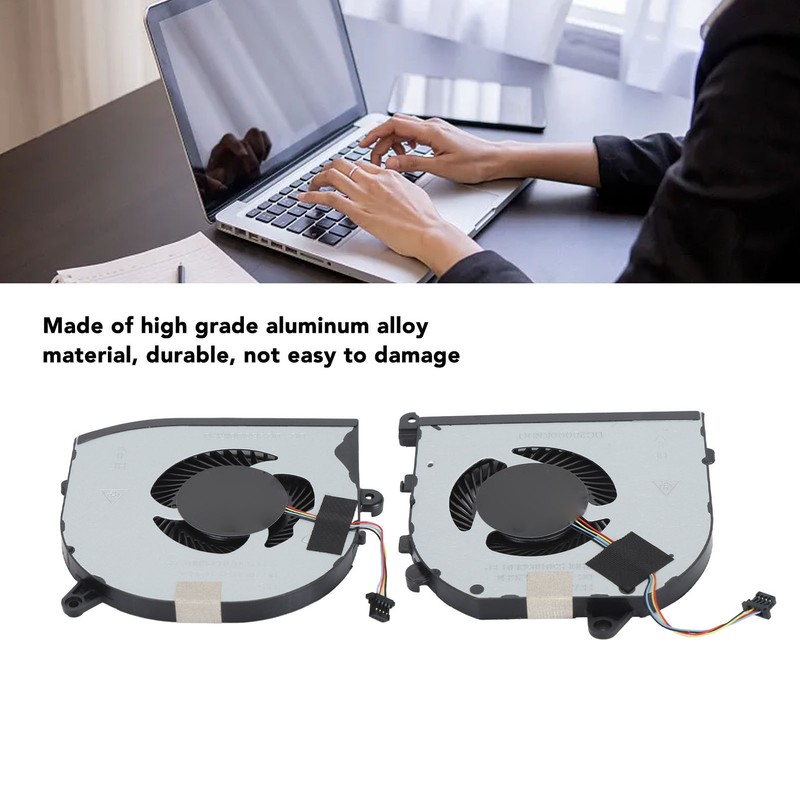 Laptop Replacement Cooling Fan Aluminum Alloy for Dell XPS 15