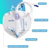 GlobalRoll Urinary Drainage Bag with Anti-Reflux Chamber, Bedside Drainage Bag