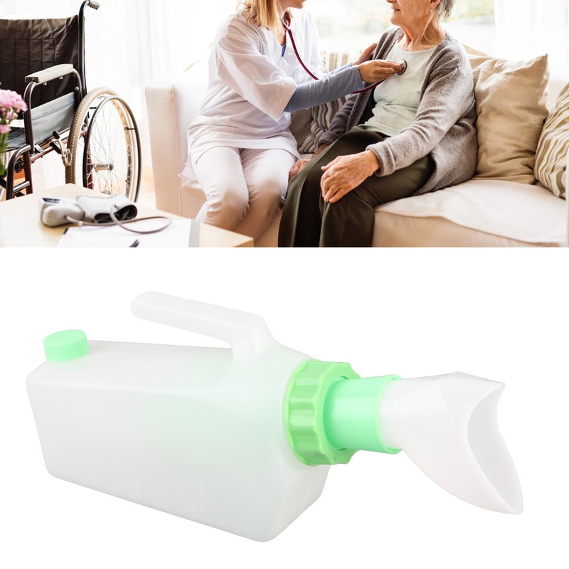 Women Urine Bottle with Lid Large Prevent Leakage Capacity Portable