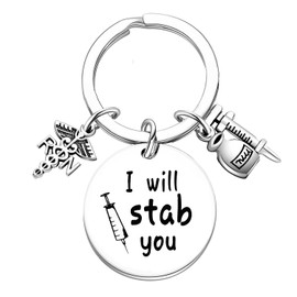 Funny RN Nurse Gifts for Women Nurse Keyring Gifts for Nursing School Student Graduation Gifts Thank You Presents Best Friend Nurse Birthday Gifts Nurses Day