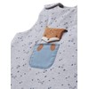 Vertbaudet Sleeveless baby sleeping bag, fox, grey mixed