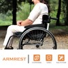 SEWACC 1pair Armrest Pads Non-Slip Wheelchair Accessories for Comfort Easy