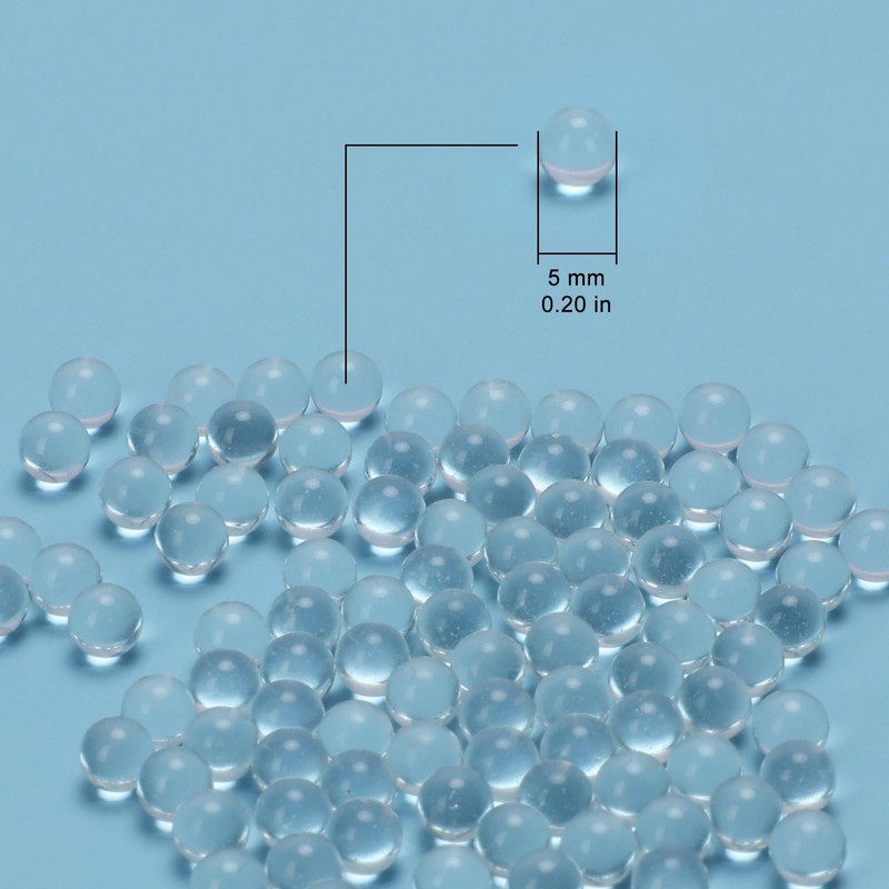 Labasics Glass Round Beads 5mm Diameter 500 Beads Per Pack