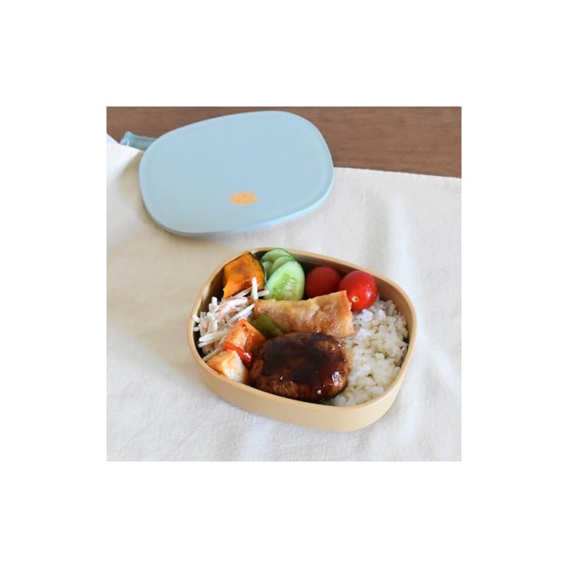 Sabu 412318 Kijitsu Wood Grain Single Tier Lunch Box, Mint,