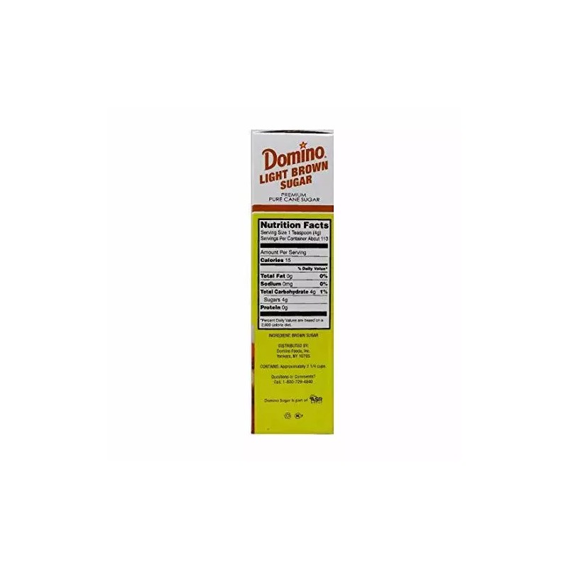Domino Light Brown Sugar 1 Lb Box