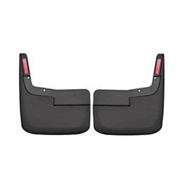 Husky Liners — Front Mud Guards | Fits 2021-2024 Ford F-150 (King Ranch, Lariat, Limited, Platinum, SSV, Tremor, XL, XLT) - Black, 2 Pc | 58521