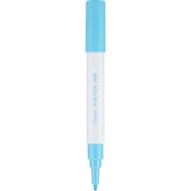 PILOT PINTOR estuche con 6 marcadores creativos, punto fino, colores pastel.