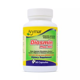 Arymar Diosmin Plus 900, Vein Health & Circulation Support, 60 Capsules