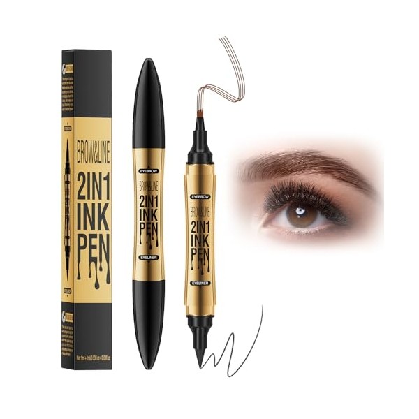 Upgrade Magic 2 in 1 Microblading Eyebrow Pen, 3D Microblading