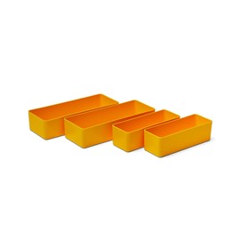 Character The Organizers, 4-Piece Storage System for Toolbox and Tool Bag Home Organization, Sunshine (Yellow)