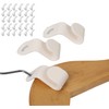 Maloftars Clothes Hangers Connecting Hooks Pack of 60 Clip Drop