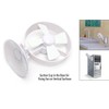AntilaTech Quiet 2-Speed USB Desktop Mini Fan with Suction Cup-Study/Office/Travel