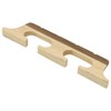 Hordion 4 String Banjo Bridge, Ebony Maple Banjolele Replacement Parts
