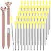 Sherr 50 Pcs 3.23 Inch Ballpoint Pen Refills Bulk 1