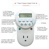 Timer Outlet Digital Programmable Outlet Timer for Electrical Outlets Lights