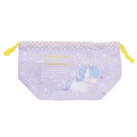 Unicorn Lunch Drawstring Bag with Gusseted Bento Kinkaku / 2019 New School Miscellaneous Goods