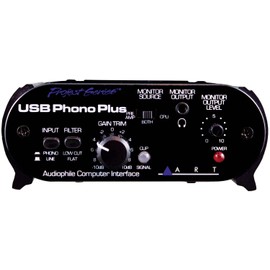 ART A T- USB Audio Interface with Phono Preamp, USB Phono Plus