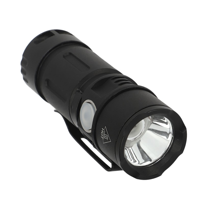800LM Mini Flashlight Small Pocket EDC Light USB Rechargeable Keychain