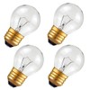 Oven Light Bulb 40 Watt Appliance Bulb, G45 Clear -