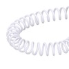 100Pcs Spiral Binding Coils Plastic Dia 9.5mm 3/8in 48 Teeth