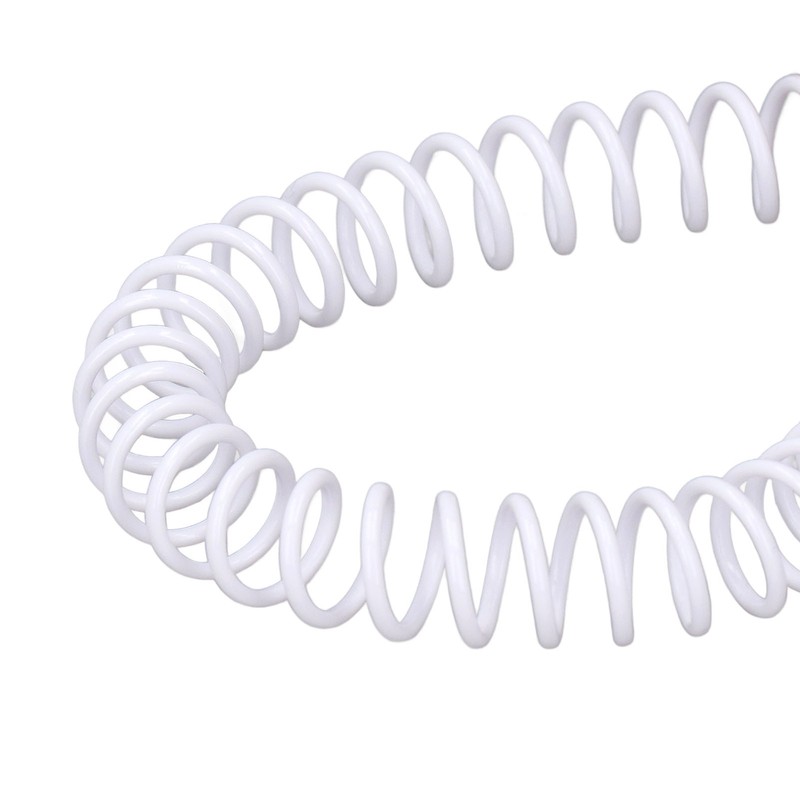 100Pcs Spiral Binding Coils Plastic Dia 9.5mm 3/8in 48 Teeth