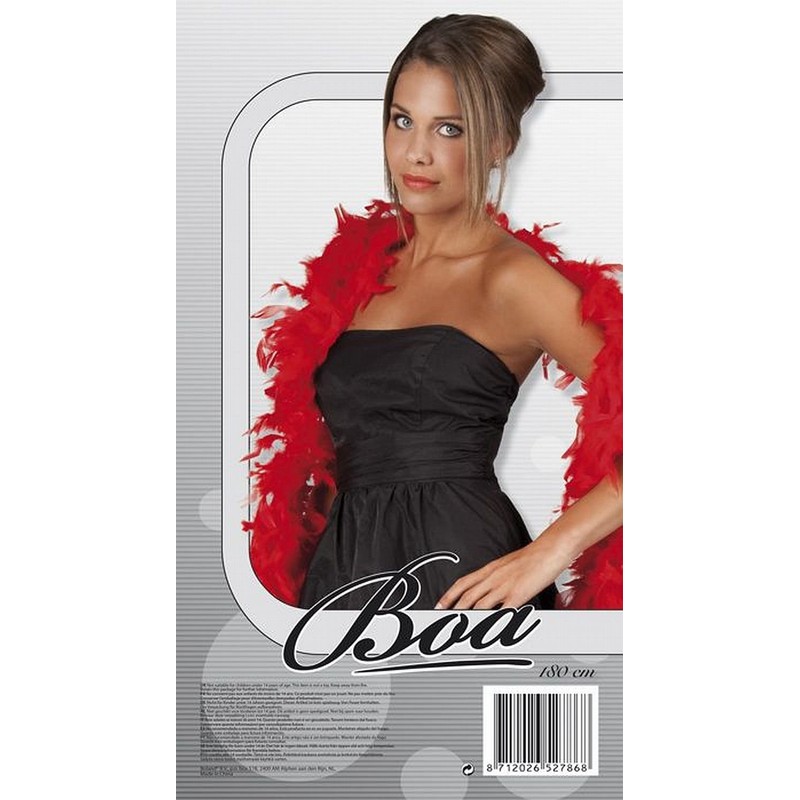 Boland 52786 - Federboa rot, 180 cm