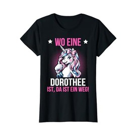 Name Dorothee First Name Saying Birthday Funny T-Shirt, black