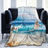 HIZUWKY Mermaid Throw Blanket Super Warm Soft Plush Lightweight Flannel
