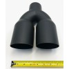 Dual Exhaust Tip 2.50 In Inlet Dual 3.50 Outlets 10.00